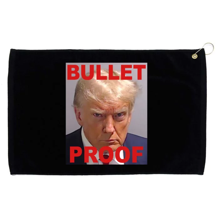 Bullet Proof Donald Trump 2024 Election Strong Grommeted Golf Towel