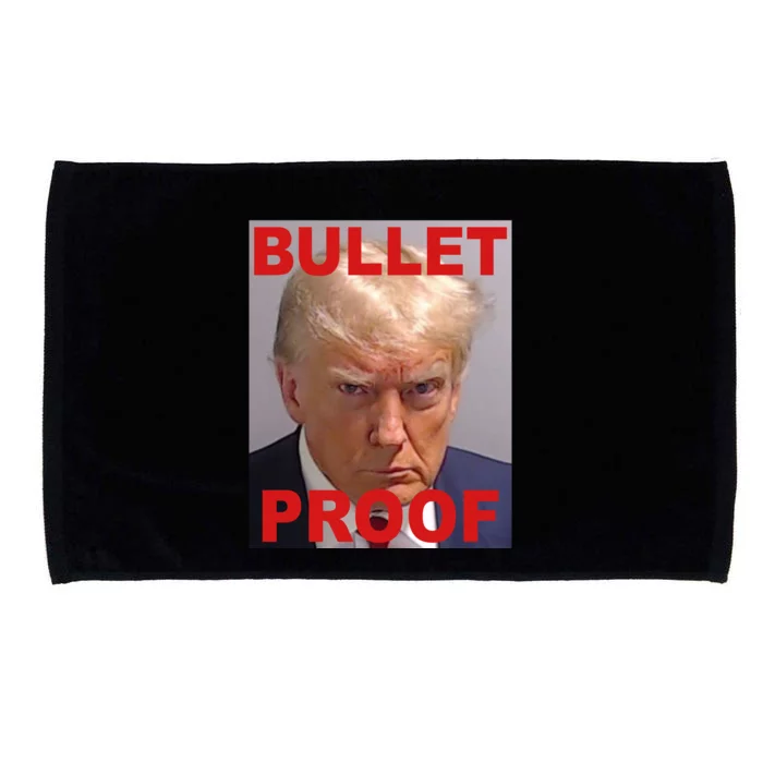 Bullet Proof Donald Trump 2024 Election Strong Microfiber Hand Towel