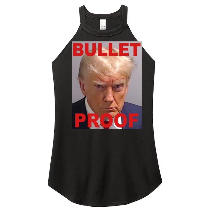 Bullet Proof Donald Trump 2024 Election Strong Women’s Perfect Tri Rocker Tank