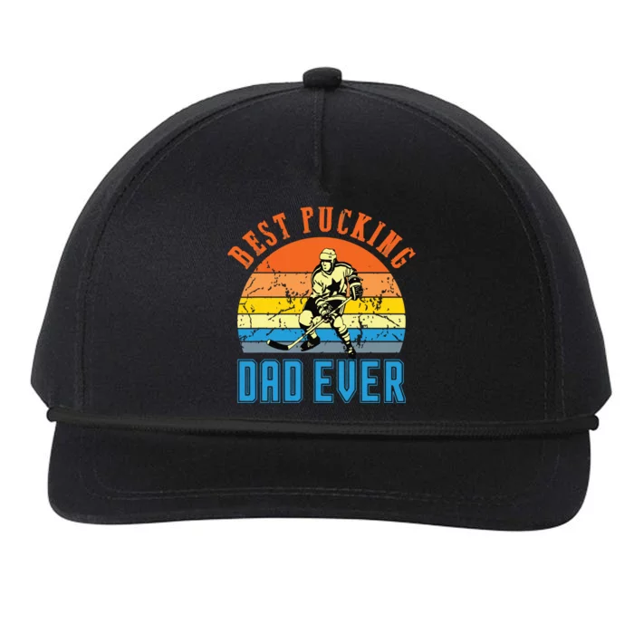 Best Pucking DAD Vintage Retro Fathers Day Gif Snapback Five-Panel Rope Hat