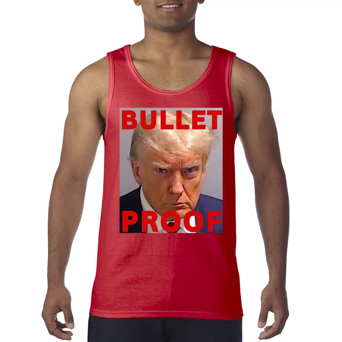 Bullet Proof Donald Trump 2024 Fight Fight Fight Trump Rally Tank Top