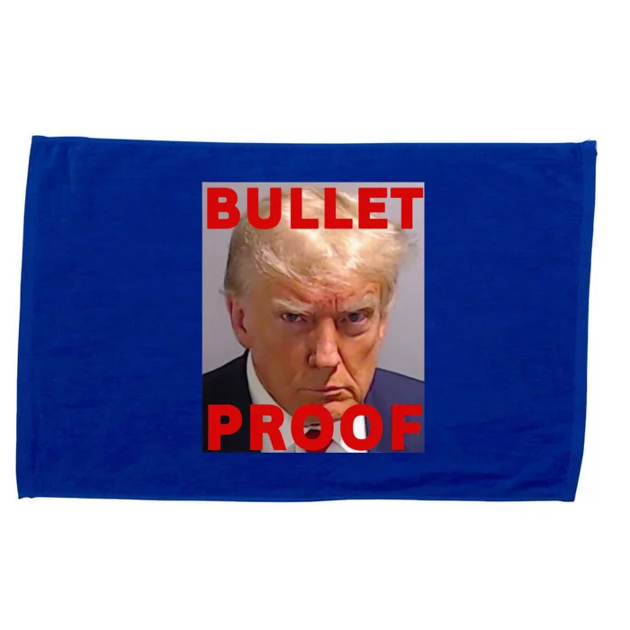 Bullet Proof Donald Trump 2024 Fight Fight Fight Trump Rally Microfiber Hand Towel