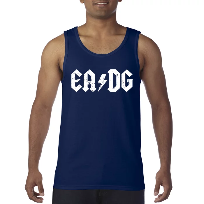 Bass Player E A D G Strings Of The Bass Tank Top