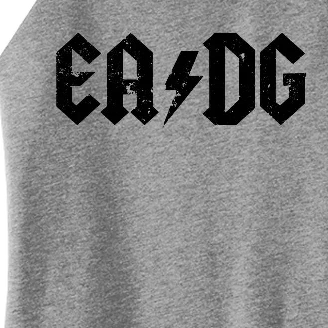 Bass Player E A D G Strings Of The Bass Women’s Perfect Tri Rocker Tank