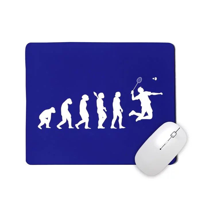 Badminton Player Evolution Shuttlecock Badminton Racket Gift Mousepad