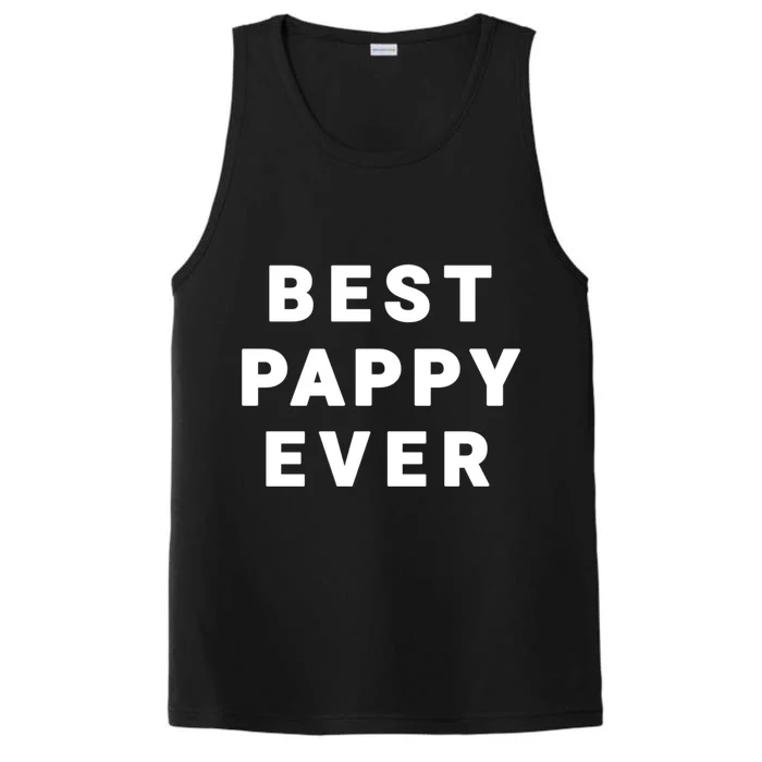 Best Pappy Ever Grandfather Funny Gift Performance Tank