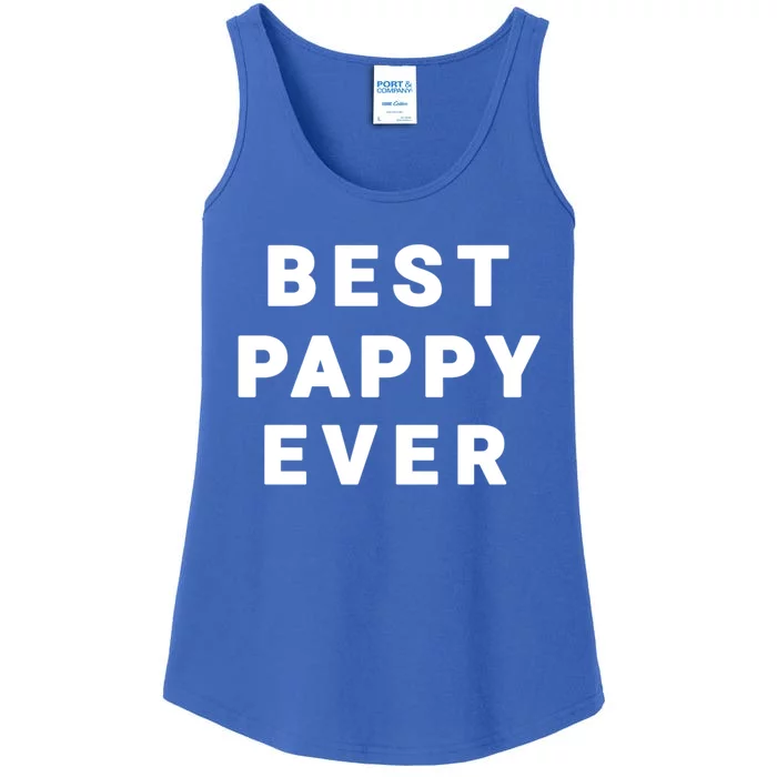 Best Pappy Ever Grandfather Funny Gift Ladies Essential Tank