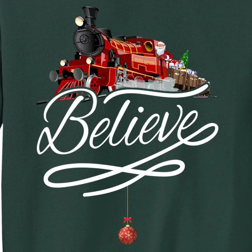 Believe Polar Express Christmas Holiday Train Sweatshirt