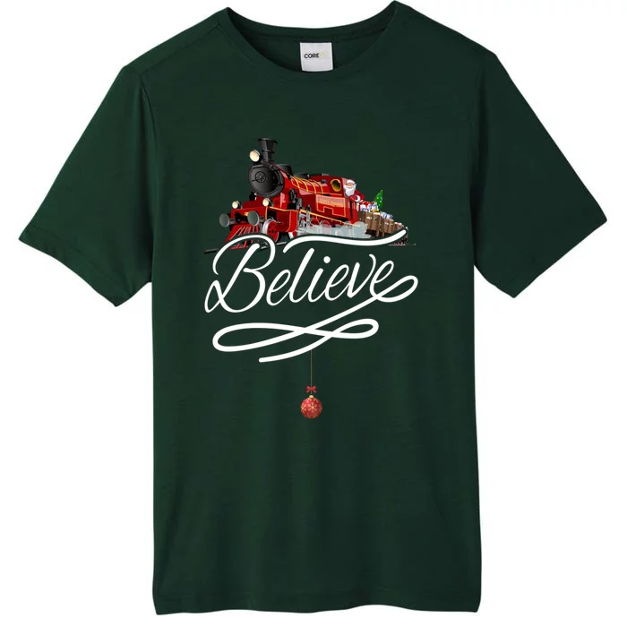 Believe Polar Express Christmas Holiday Train ChromaSoft Performance T-Shirt