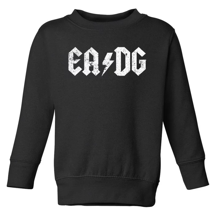 Bass Player E A D G Strings Of The Bass Toddler Sweatshirt