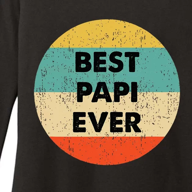 Best Papi Ever Womens CVC Long Sleeve Shirt