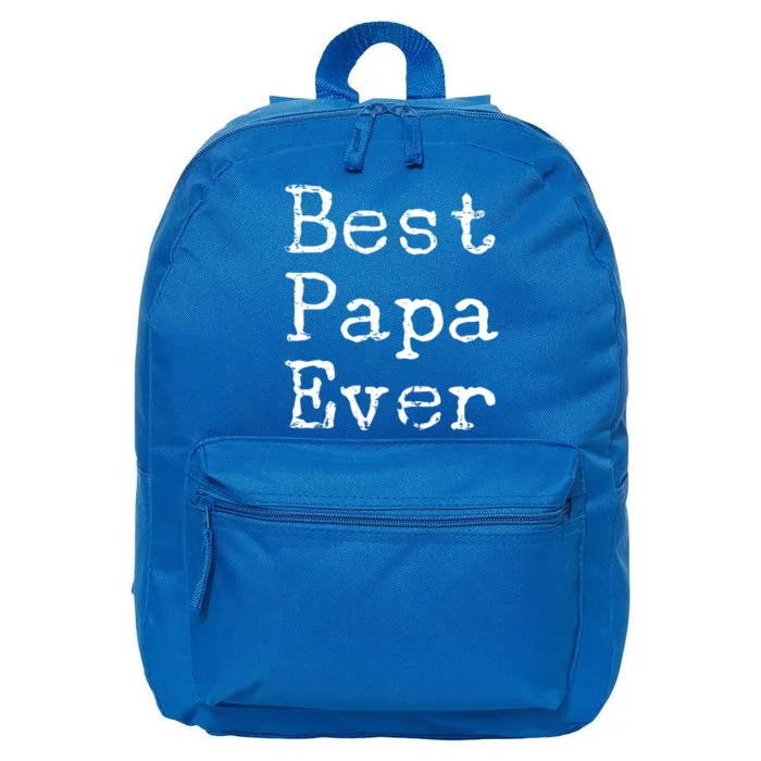 Best Papa Ever Gift Cute Father's Day Gift Idea For Dad Stepdad Gift 16 in Basic Backpack