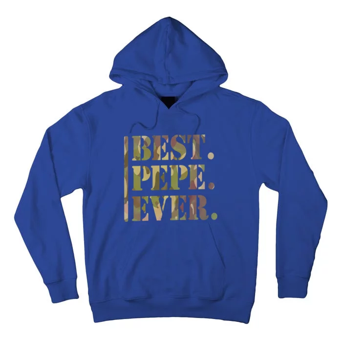 Best Pepe Ever Fathers Day From Grand Pepe Great Gift Tall Hoodie