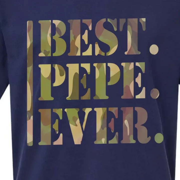 Best Pepe Ever Fathers Day From Grand Pepe Great Gift Sueded Cloud Jersey T-Shirt