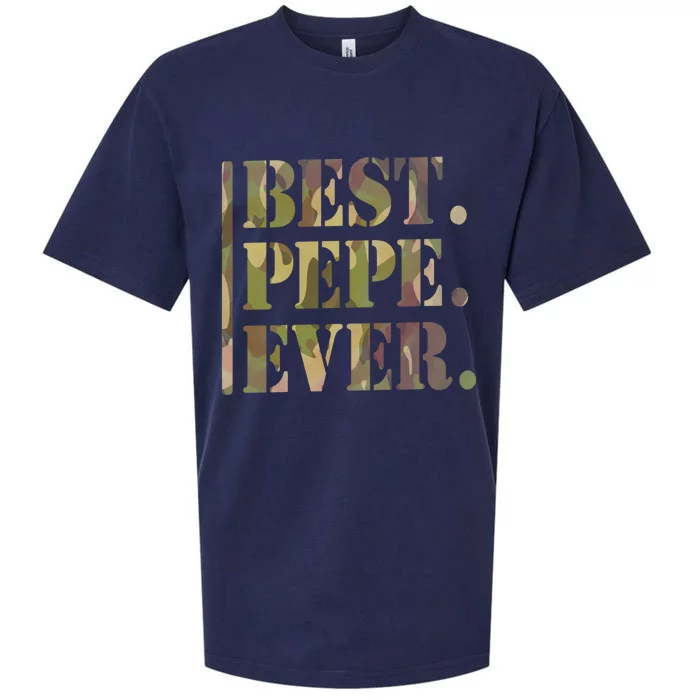 Best Pepe Ever Fathers Day From Grand Pepe Great Gift Sueded Cloud Jersey T-Shirt