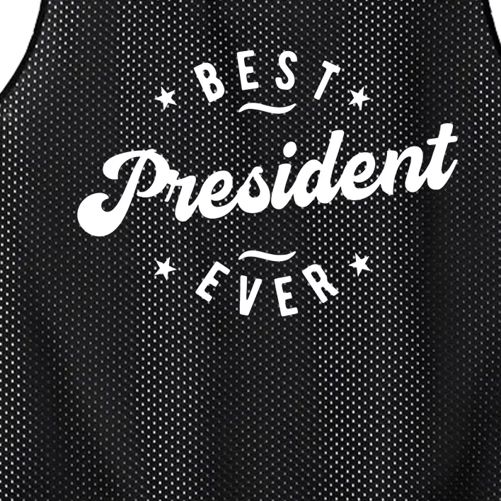 Best President Ever Mesh Reversible Basketball Jersey Tank