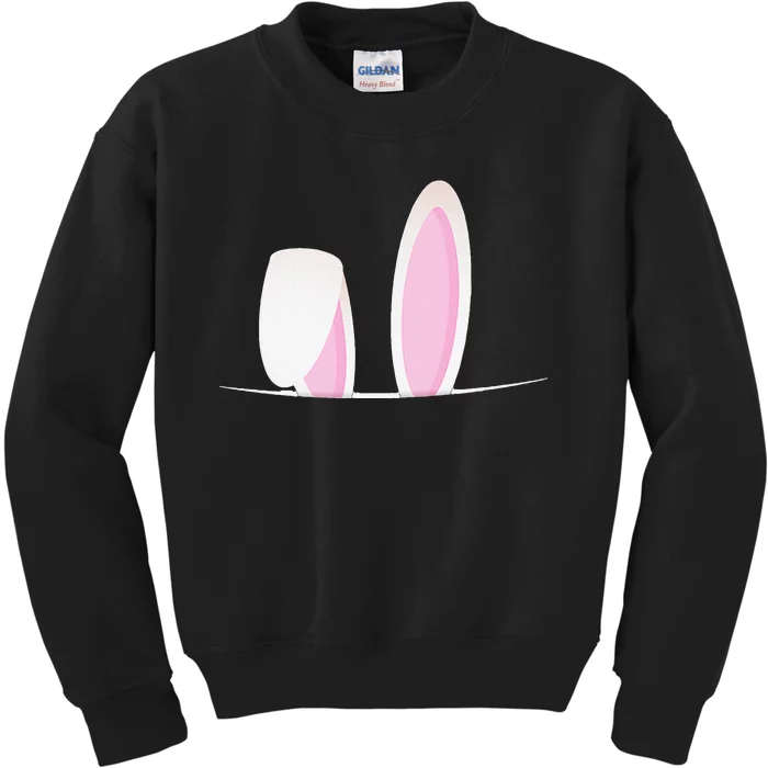 Breast Pocket Easter Bunny With Rabbit Ears Kids Sweatshirt