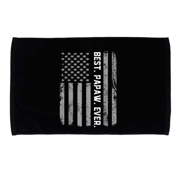 Best Papaw Ever Vintage American Flag Microfiber Hand Towel