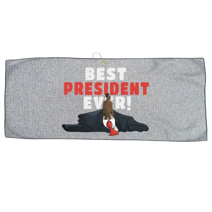 Best President Ever Large Microfiber Waffle Golf Towel