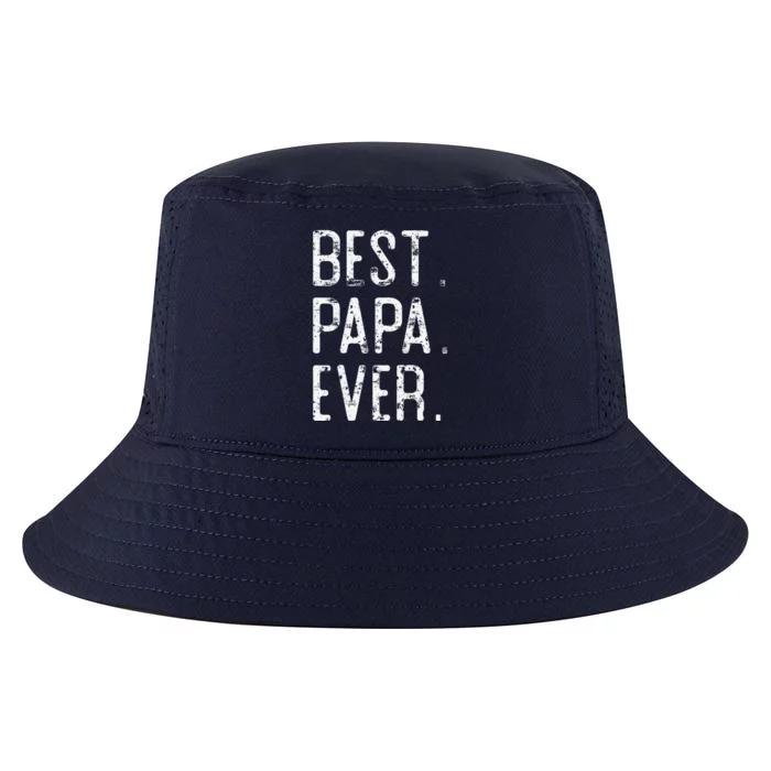 Best Papa Ever Father’s Day Gift For Papa Cool Comfort Performance Bucket Hat