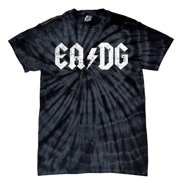 Bass Player E A D G Strings Of The Bass Tie-Dye T-Shirt