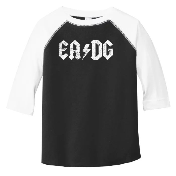 Bass Player E A D G Strings Of The Bass Toddler Fine Jersey T-Shirt