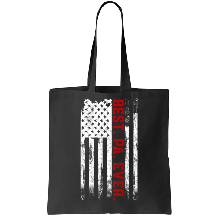 Best Pa Ever American Usa Flag Father’S Day Gift For Grandpa Tote Bag