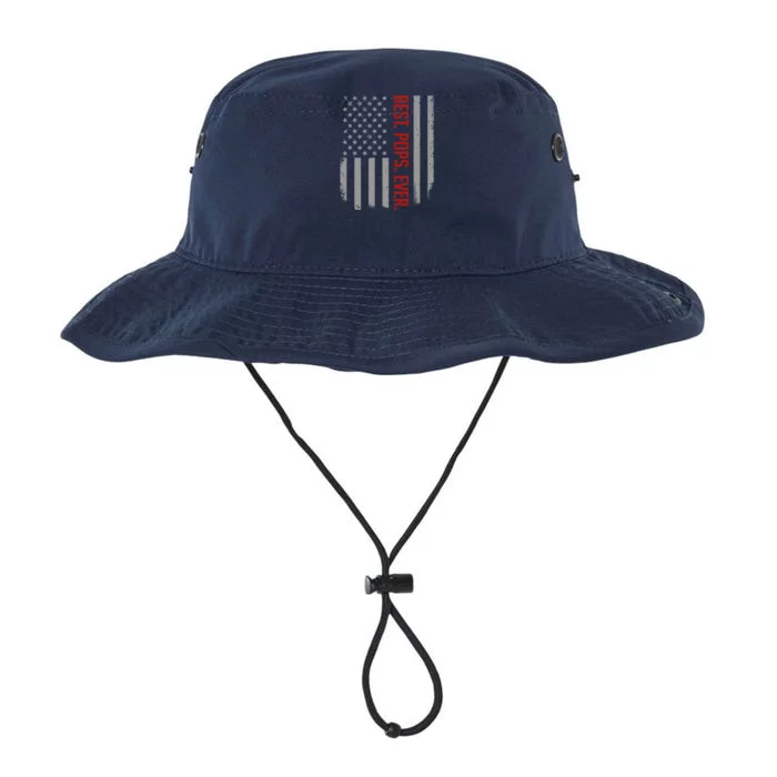 Best Pops Ever US American Flag Gifts For Father's Day Legacy Cool Fit Booney Bucket Hat