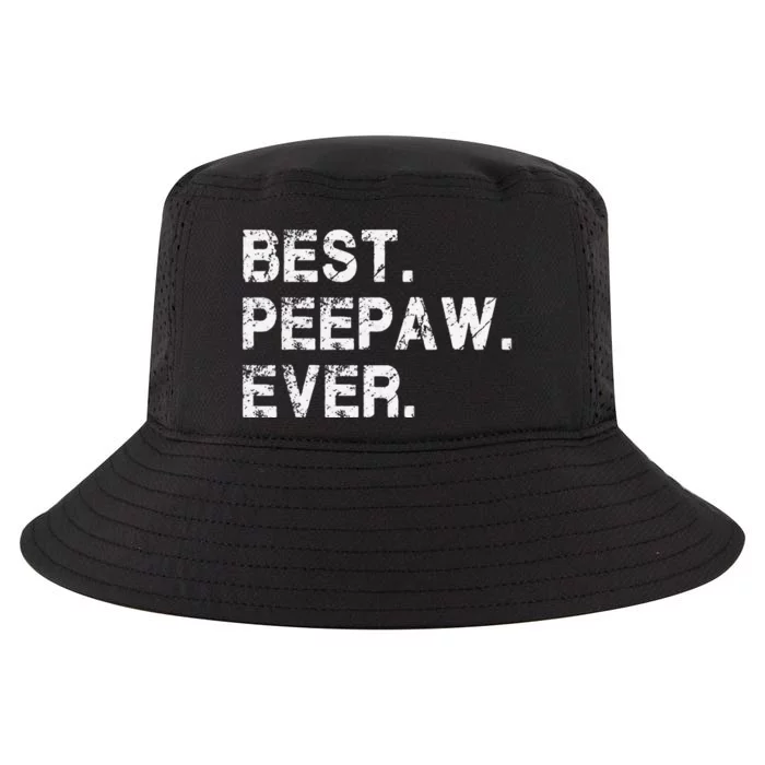 Best Peepaw Ever Funny Birthday Fathers Day Tee for Peepaw Cool Comfort Performance Bucket Hat