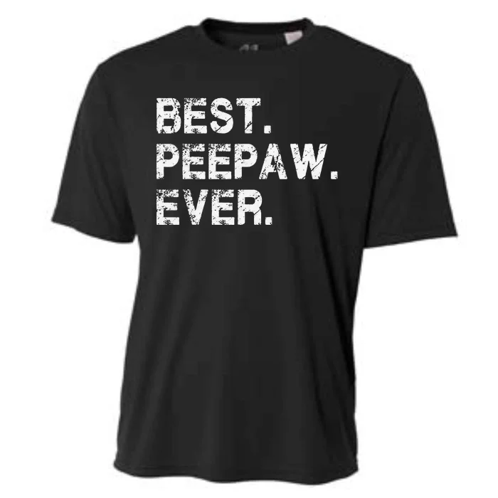 Best Peepaw Ever Funny Birthday Fathers Day Tee for Peepaw Cooling Performance Crew T-Shirt