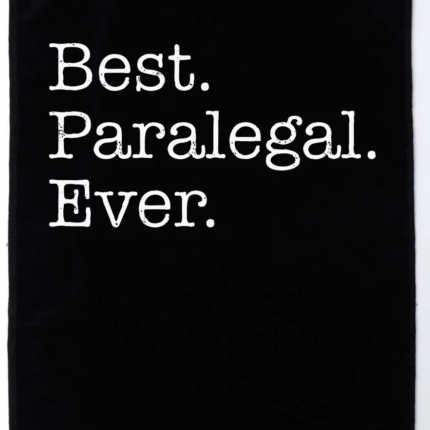 Best Paralegal Ever Platinum Collection Golf Towel