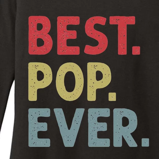 Best Pop Ever Design for Grandpa or Dad Womens CVC Long Sleeve Shirt