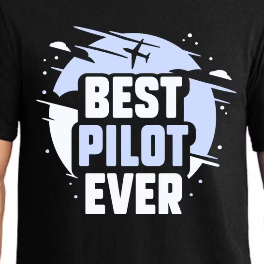 Best Pilot Ever Aircraft Private Small Airplane Gift Pajama Set