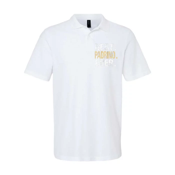 Best Padrino Ever Spain Spanish Godfather Softstyle Adult Sport Polo