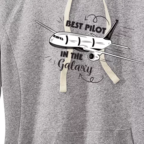 Best Pilot Ever Cutest Graphic Design Ircraft Workers Cool Gift Women's Fleece Hoodie