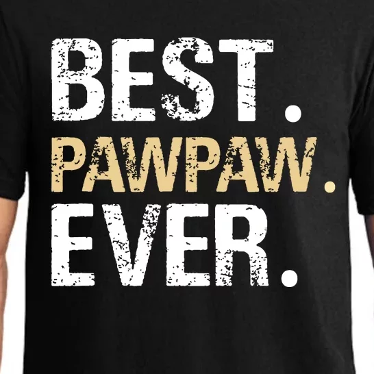 Best PawPaw Ever Graphic Great Fathers Day Grandparent Gifts Pajama Set