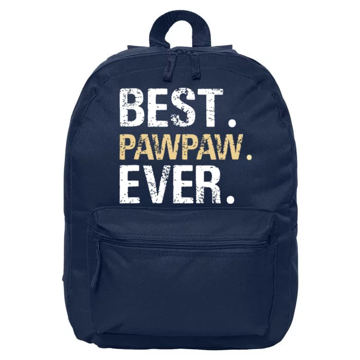 Best PawPaw Ever Graphic Great Fathers Day Grandparent Gifts 16 in Basic Backpack