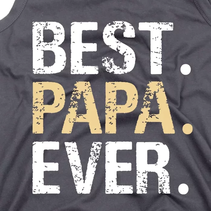 Best Papa Ever Graphic Great Fathers Day Grandparent Gifts Tank Top