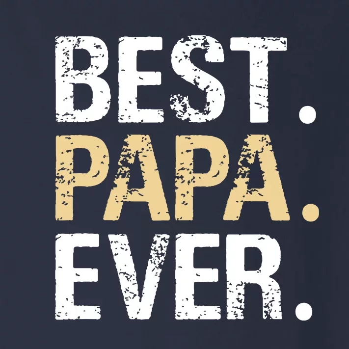 Best Papa Ever Graphic Great Fathers Day Grandparent Gifts Toddler Long Sleeve Shirt