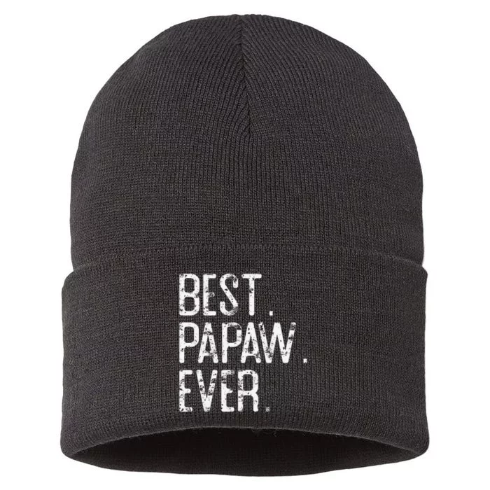 Best Papaw Ever Father’s day gift for Papaw Sustainable Knit Beanie