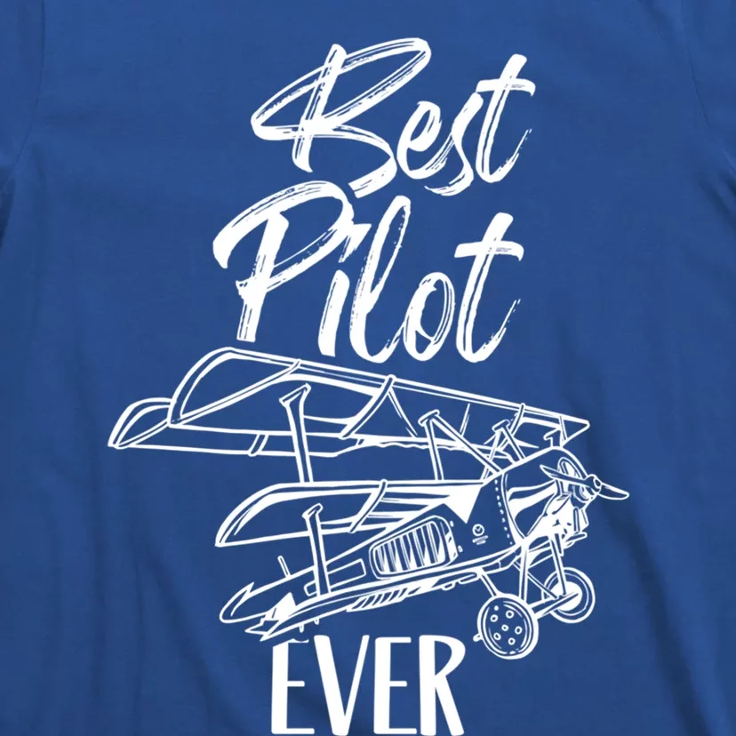 Best Pilot Ever Private Aircraft Small Airplane Gift T-Shirt