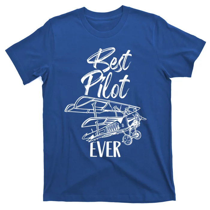 Best Pilot Ever Private Aircraft Small Airplane Gift T-Shirt