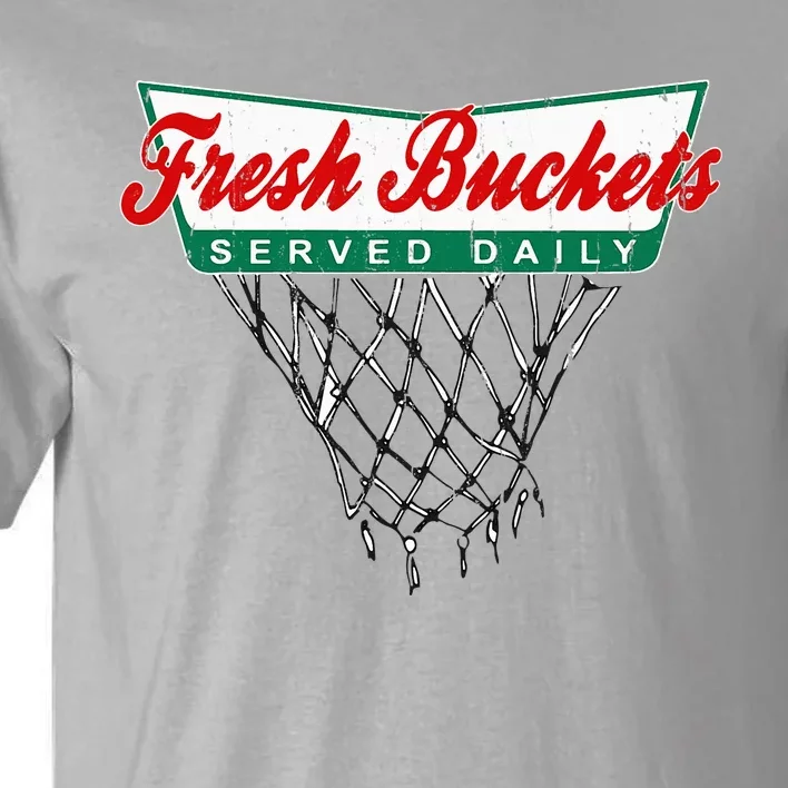 Basketball Player Fresh Buckets Served Daily Bball Tall T-Shirt