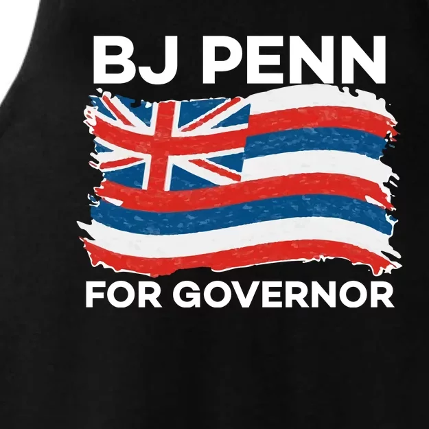 BJ Penn For Governor Of Hawaii Shirt Ladies Tri-Blend Wicking Tank