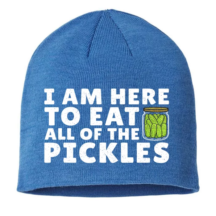 Best Pickle Funny Cucumber Pickle Lover Gift 8 1/2in Sustainable Knit Beanie