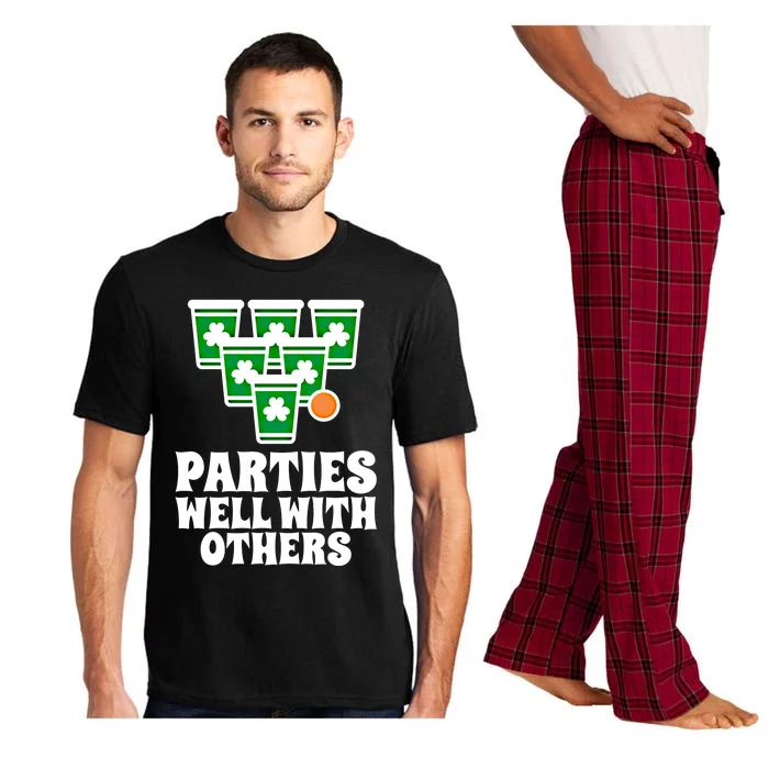 Beer Pong Funny Matching Team St Patricks Day 2020 Gift Pajama Set