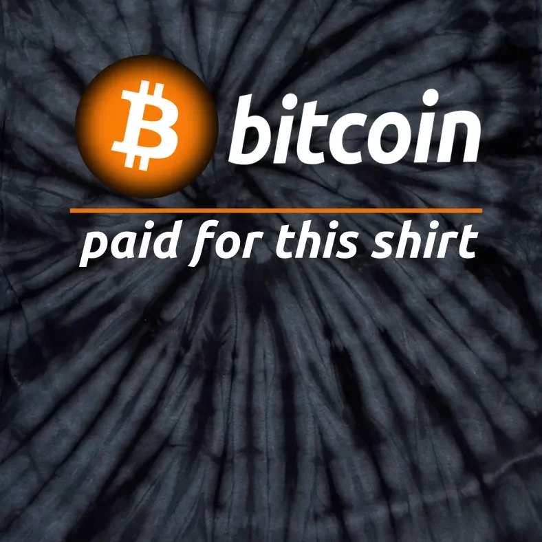 Bitcoin Paid For This, Cool Bitcoin, Cryptocurrency, Bitcoin Crypto, Blockchain Tie-Dye T-Shirt