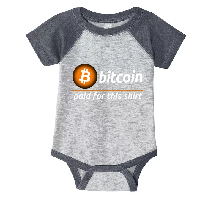 Bitcoin Paid For This, Cool Bitcoin, Cryptocurrency, Bitcoin Crypto, Blockchain Infant Baby Jersey Bodysuit