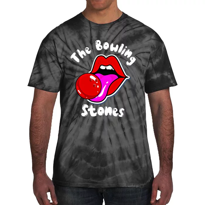 Bowling Player Funny The Bowling Stones Bowling Ball Funny Gift Tie-Dye T-Shirt