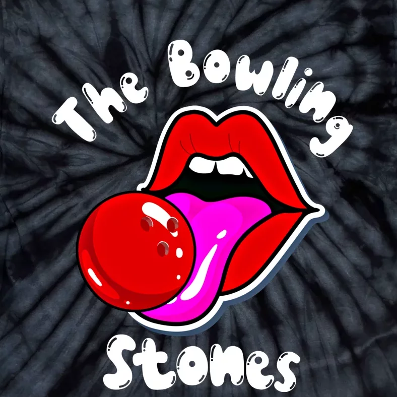 Bowling Player Funny The Bowling Stones Bowling Ball Funny Gift Tie-Dye T-Shirt